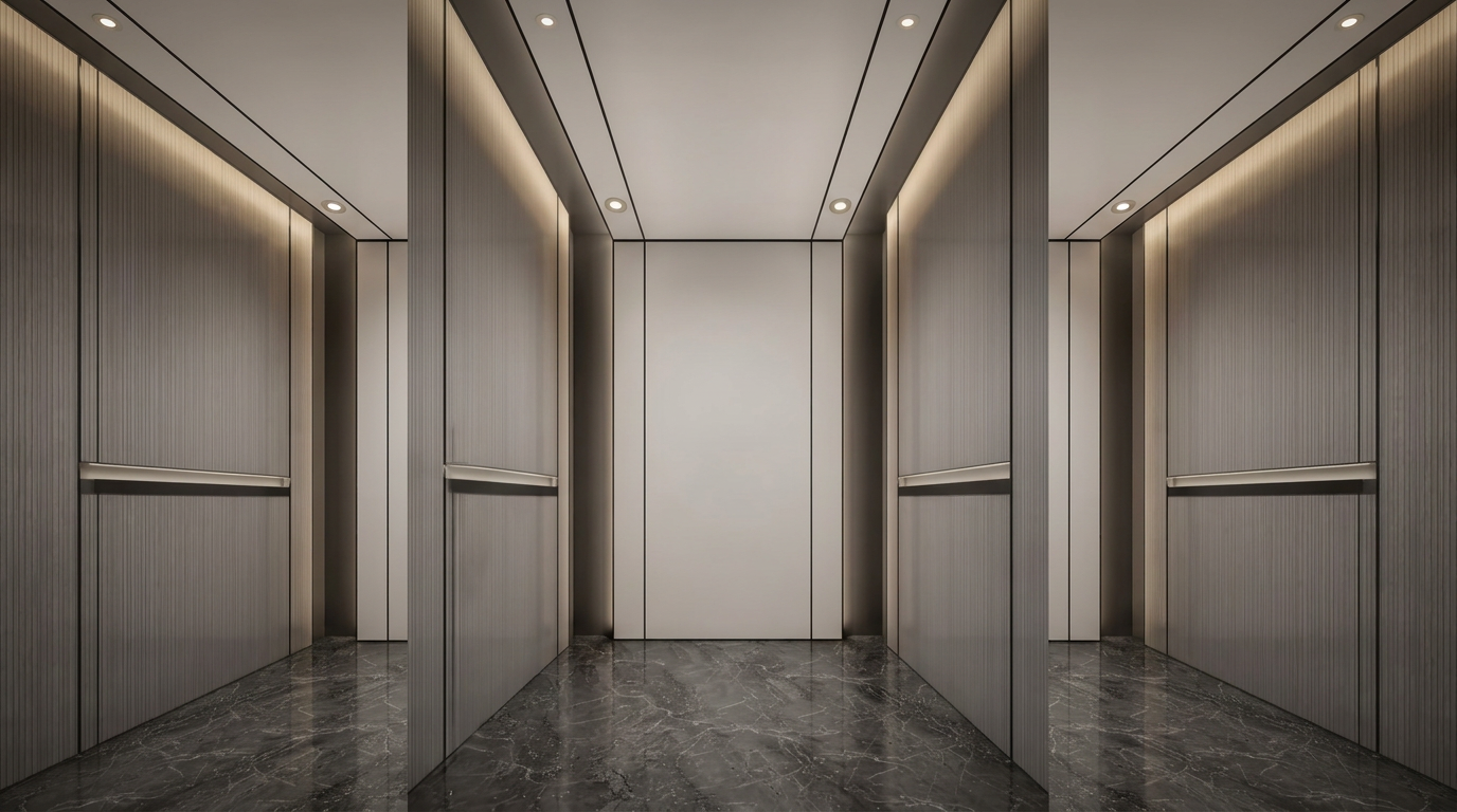 Luxury elevator interior